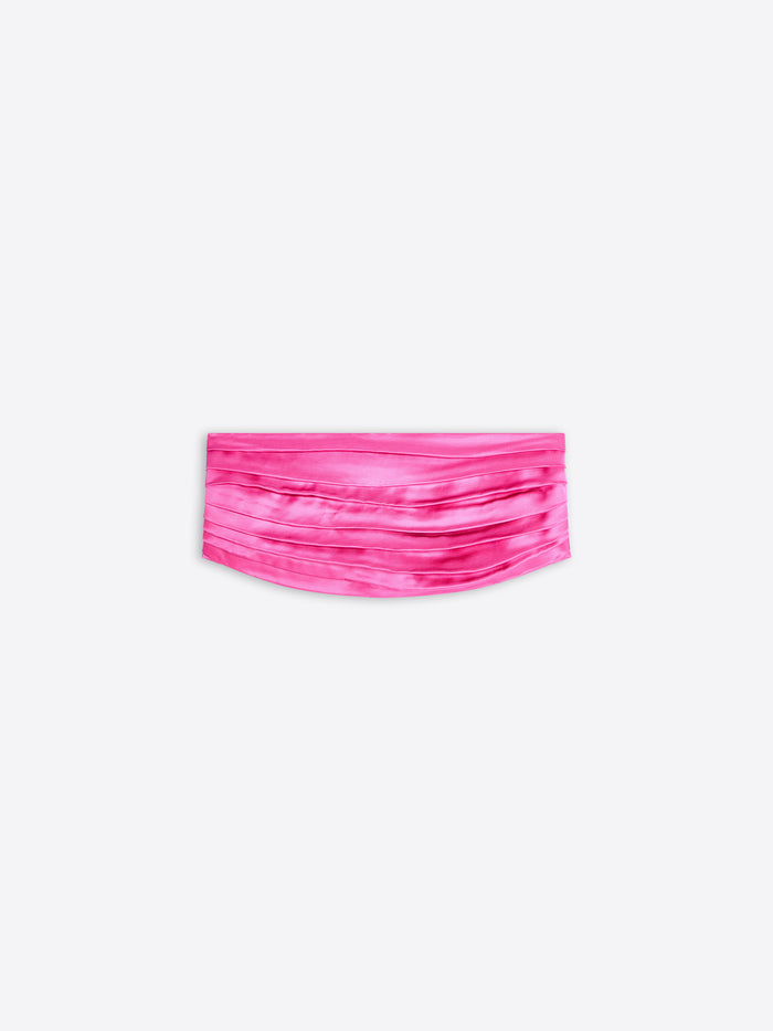 Pink belt on a white background - Dries Van Noten