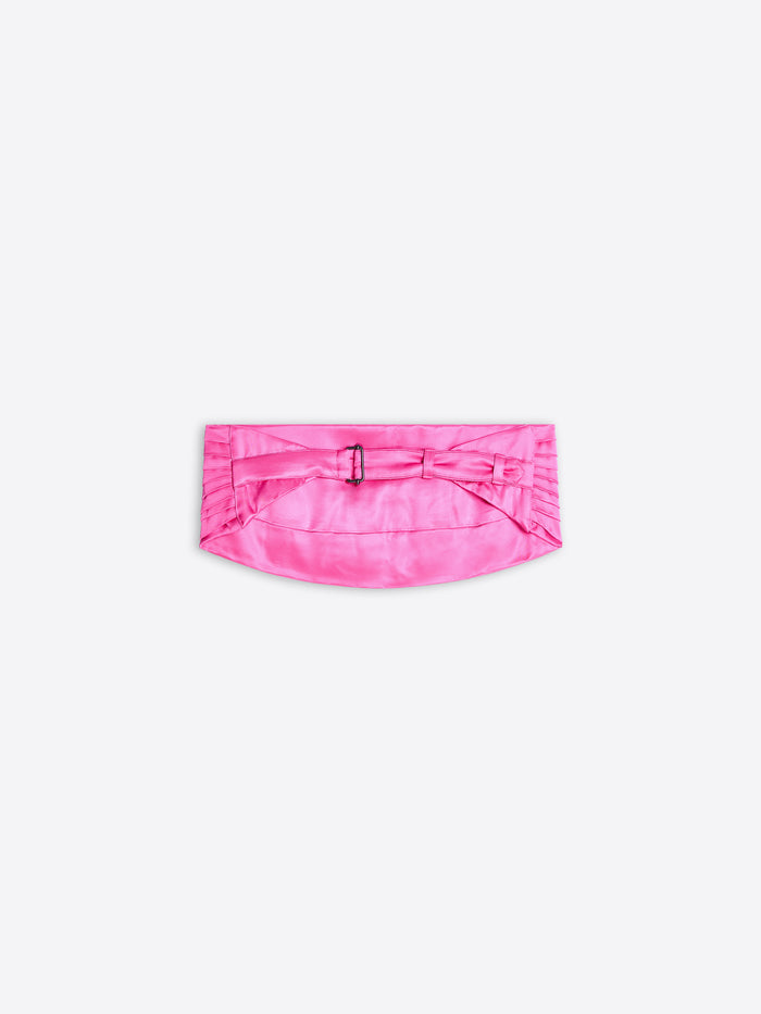 Pink belt on a white background - Dries Van Noten