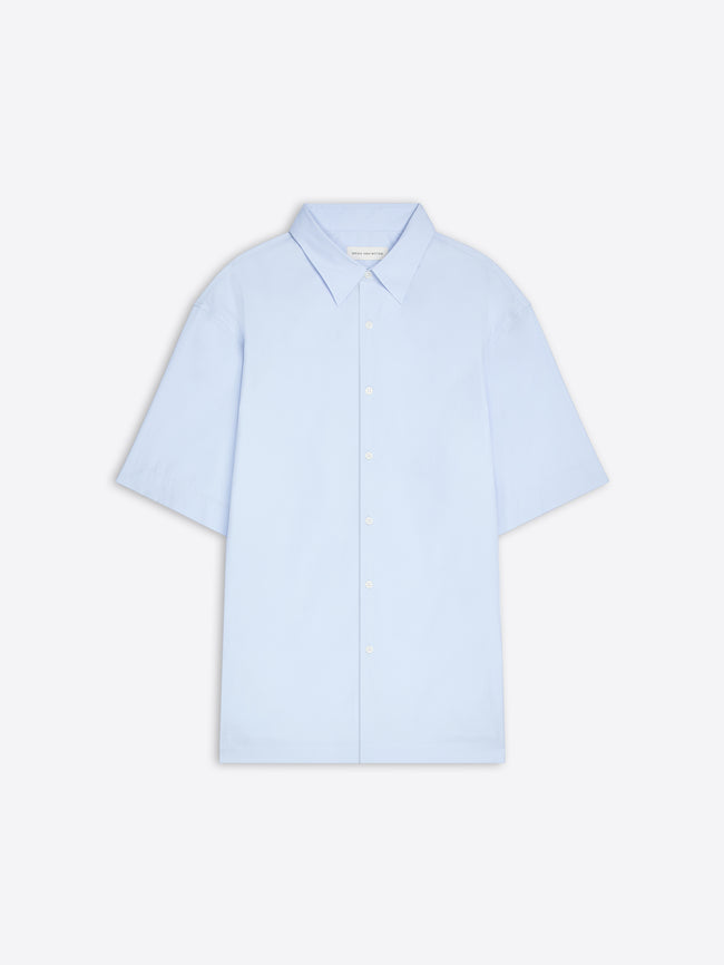 Light blue shirt on a white background