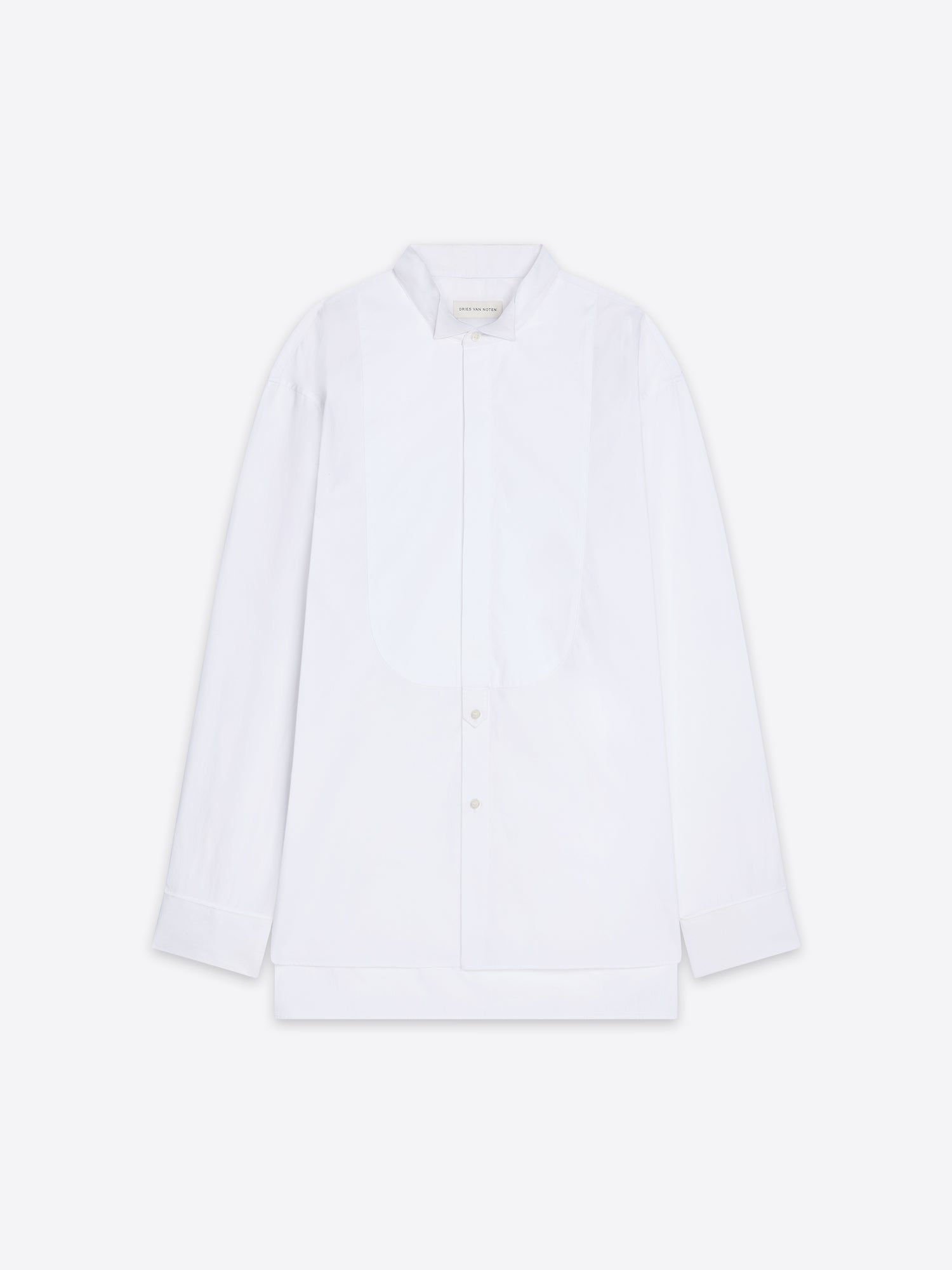 White shirt on a light beige background - Dries Van Noten