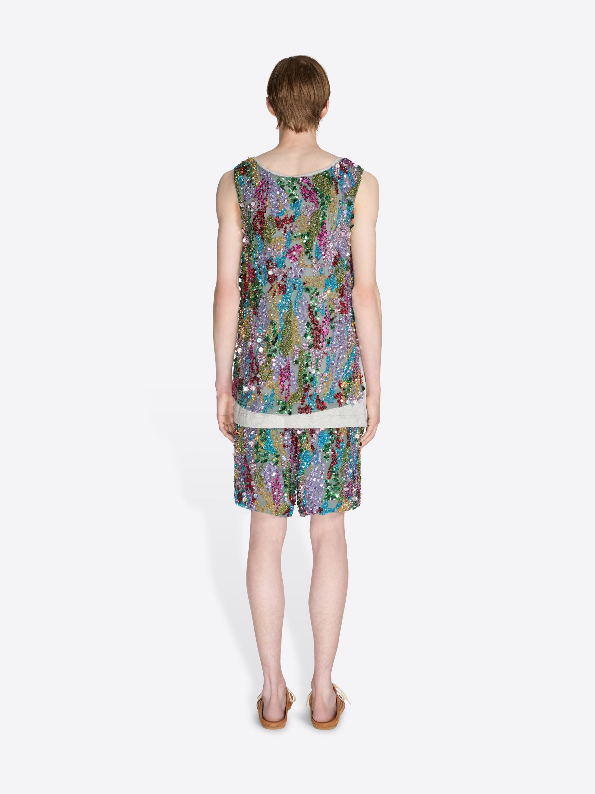 Embroidered tank top - Spring-Summer Men | Dries Van Noten