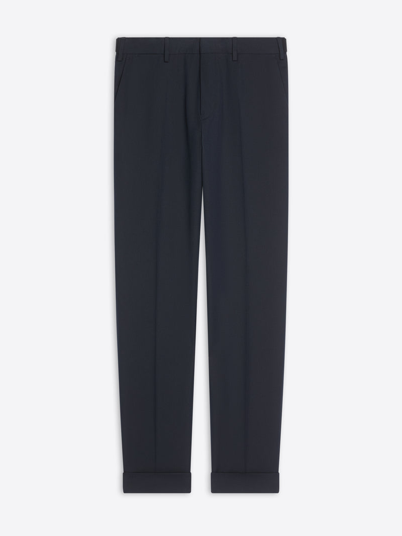 Dark gray pants on a white background