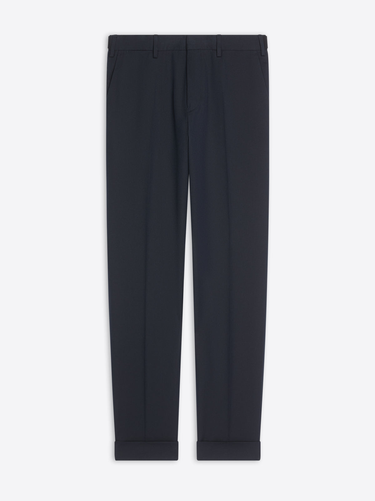 Dark gray pants on a white background