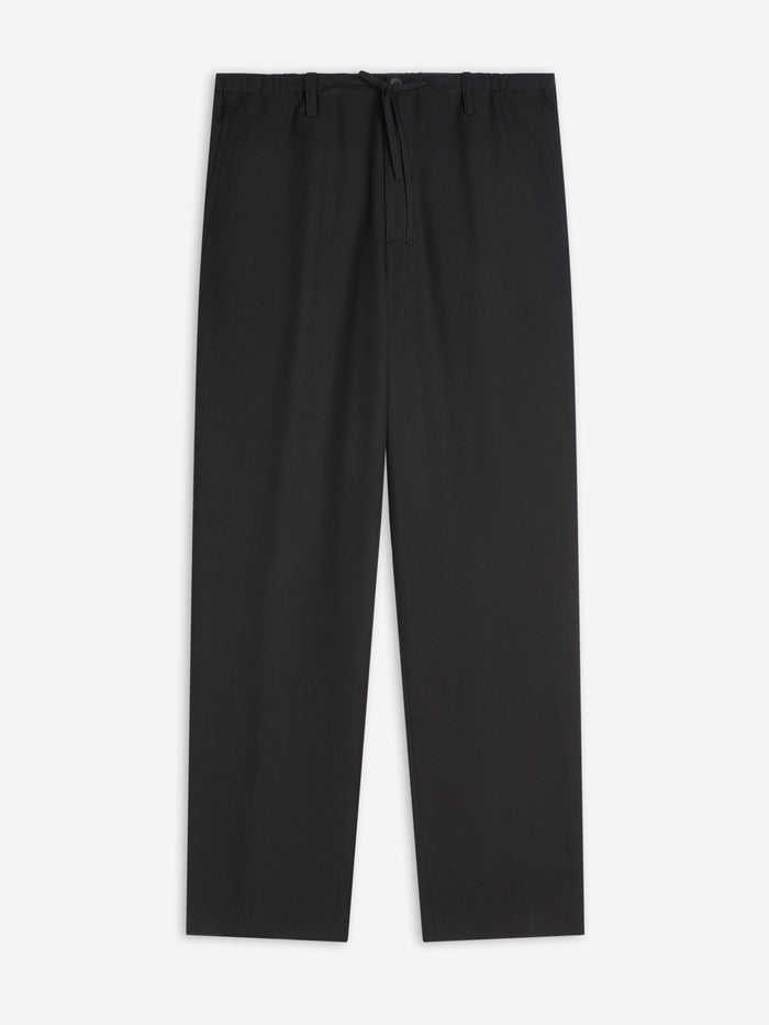 Black pants on a white background