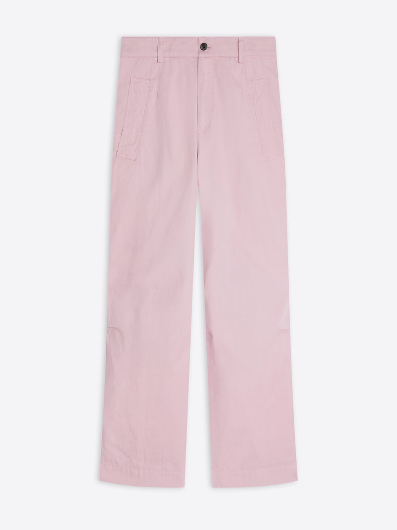 Pink pants on a white background