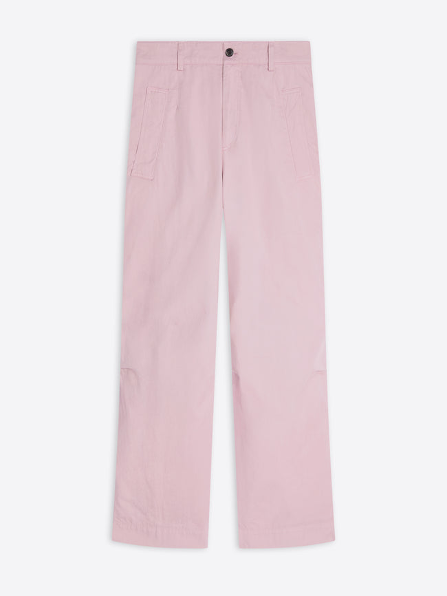 Pink pants on a white background