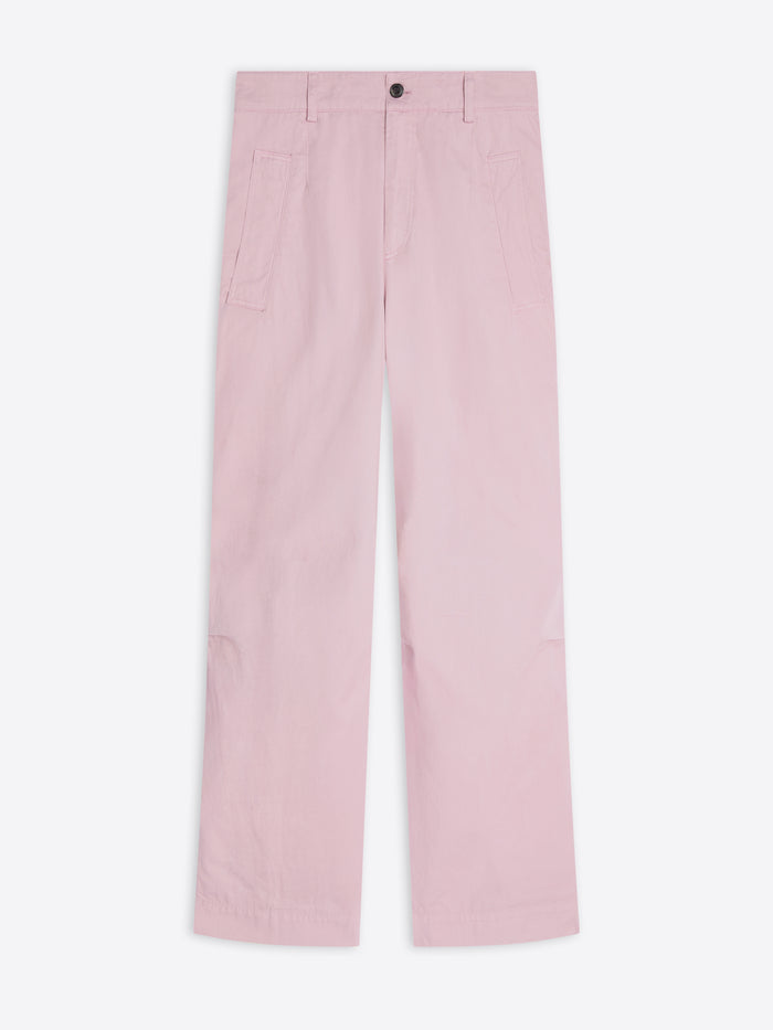 Pink pants on a white background