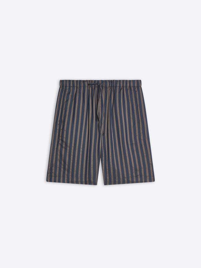 Striped shorts on a white background