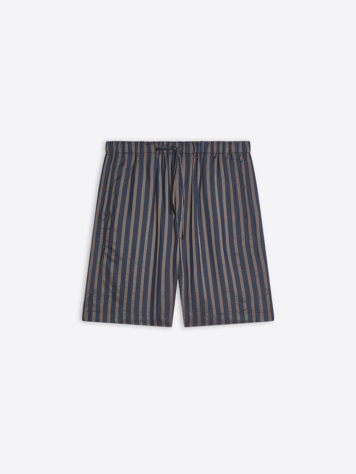 Striped shorts on a white background