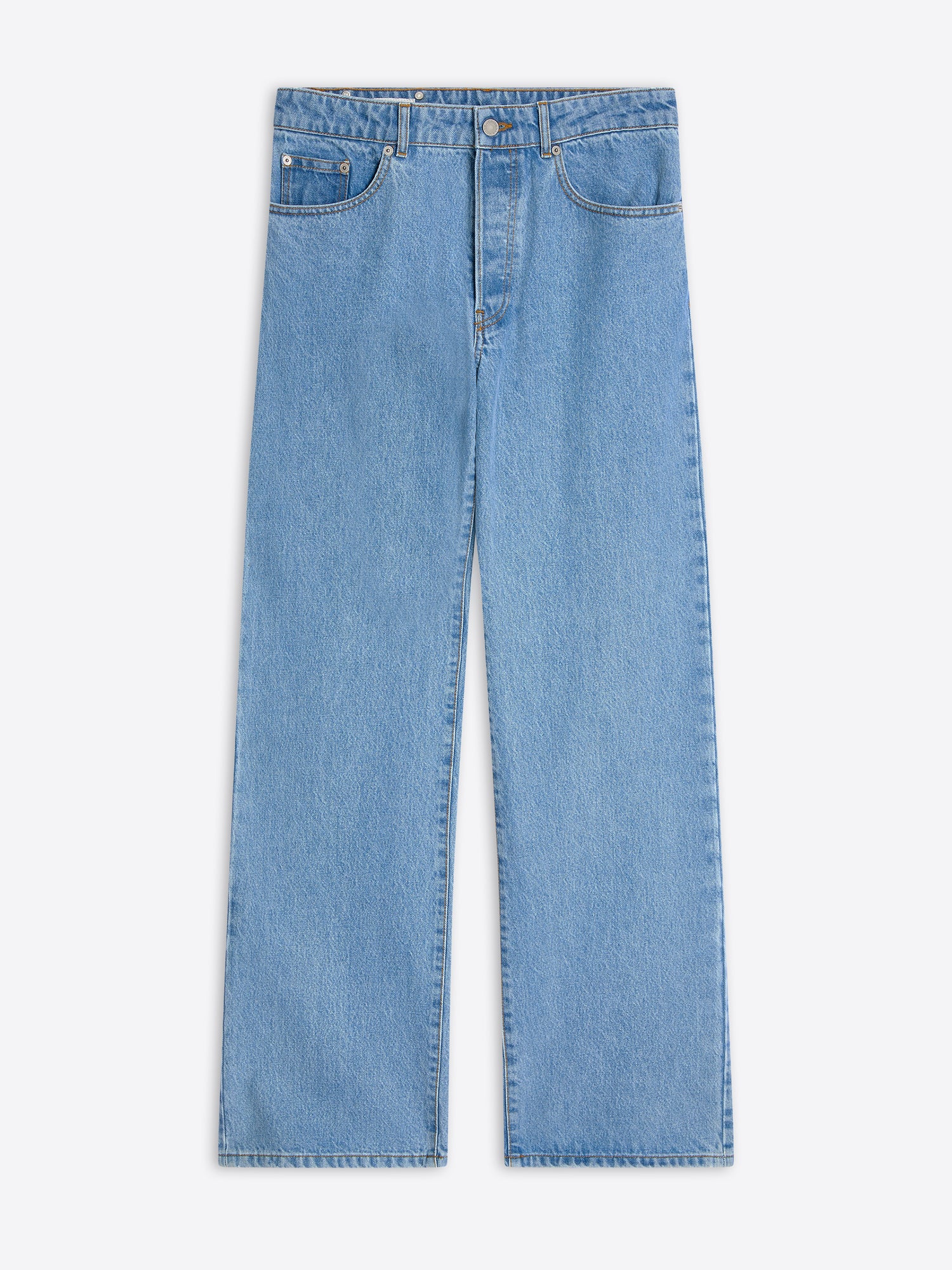 Light blue jeans on a white background - Dries Van Noten