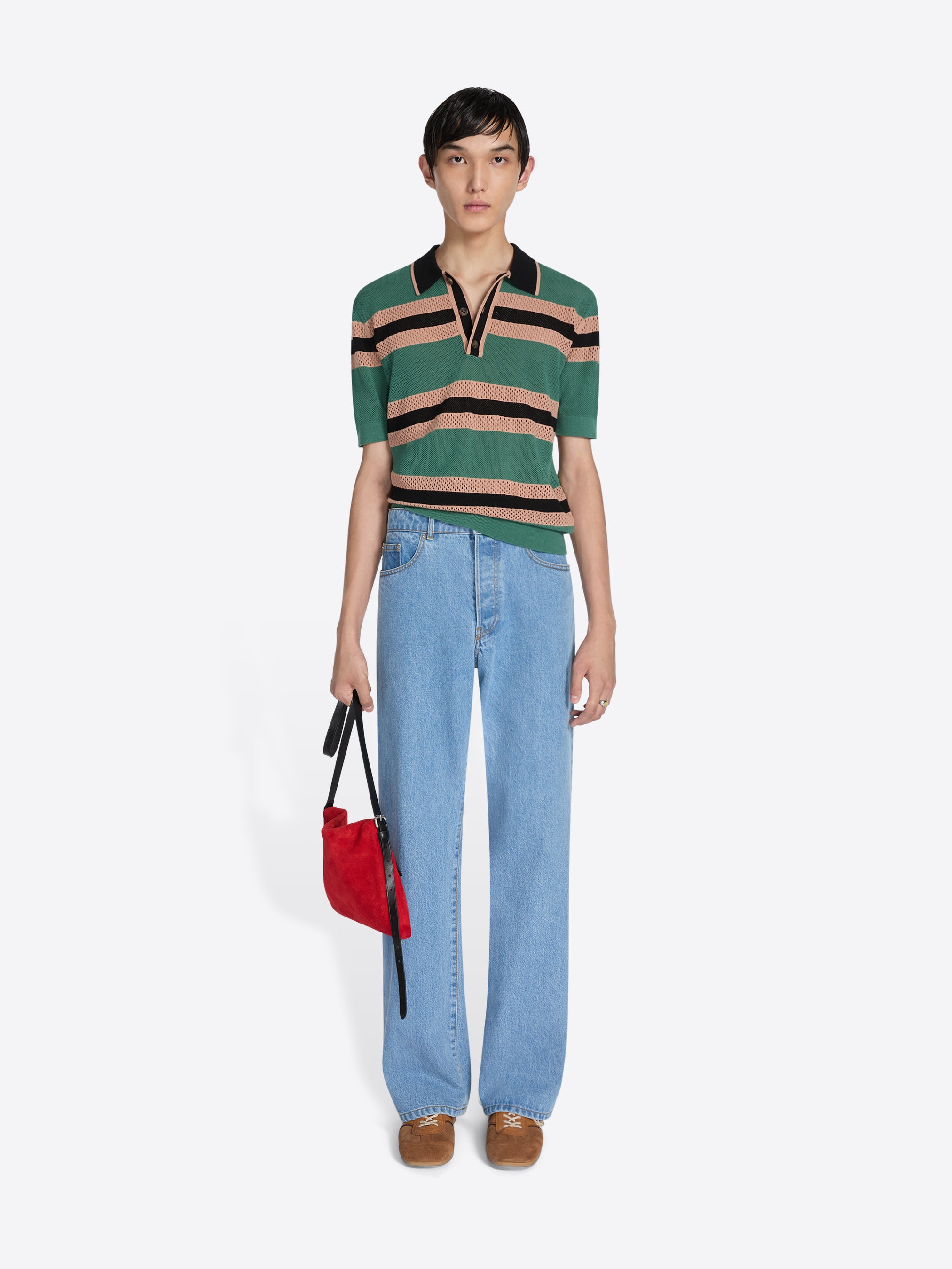Striped polo shirt - Spring-Summer Men | Dries Van Noten