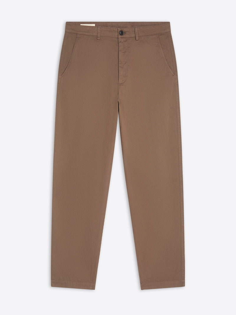Brown pants on a white background