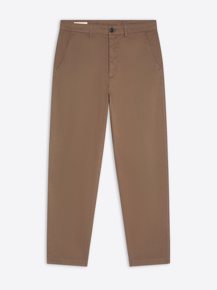 Brown pants on a white background