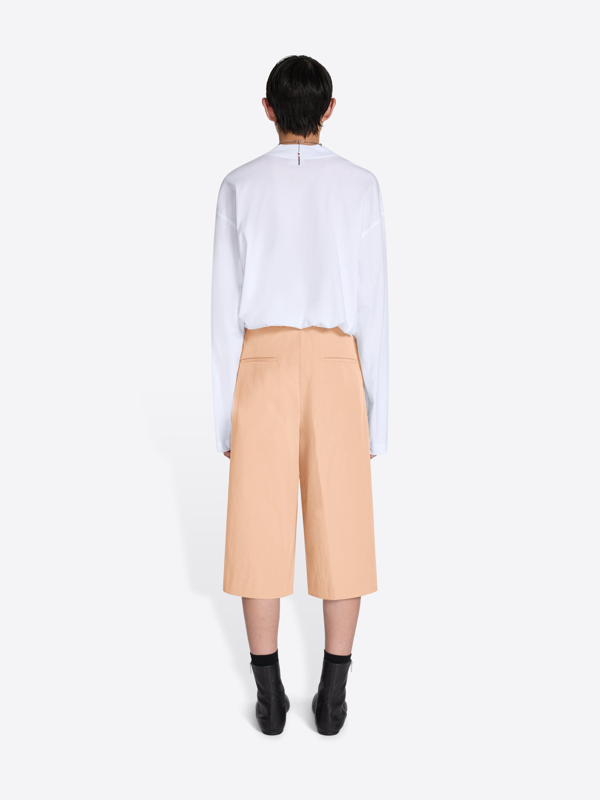 ベルト付きコットンポプリンショートパンツ - 春夏メンズ｜ドリス