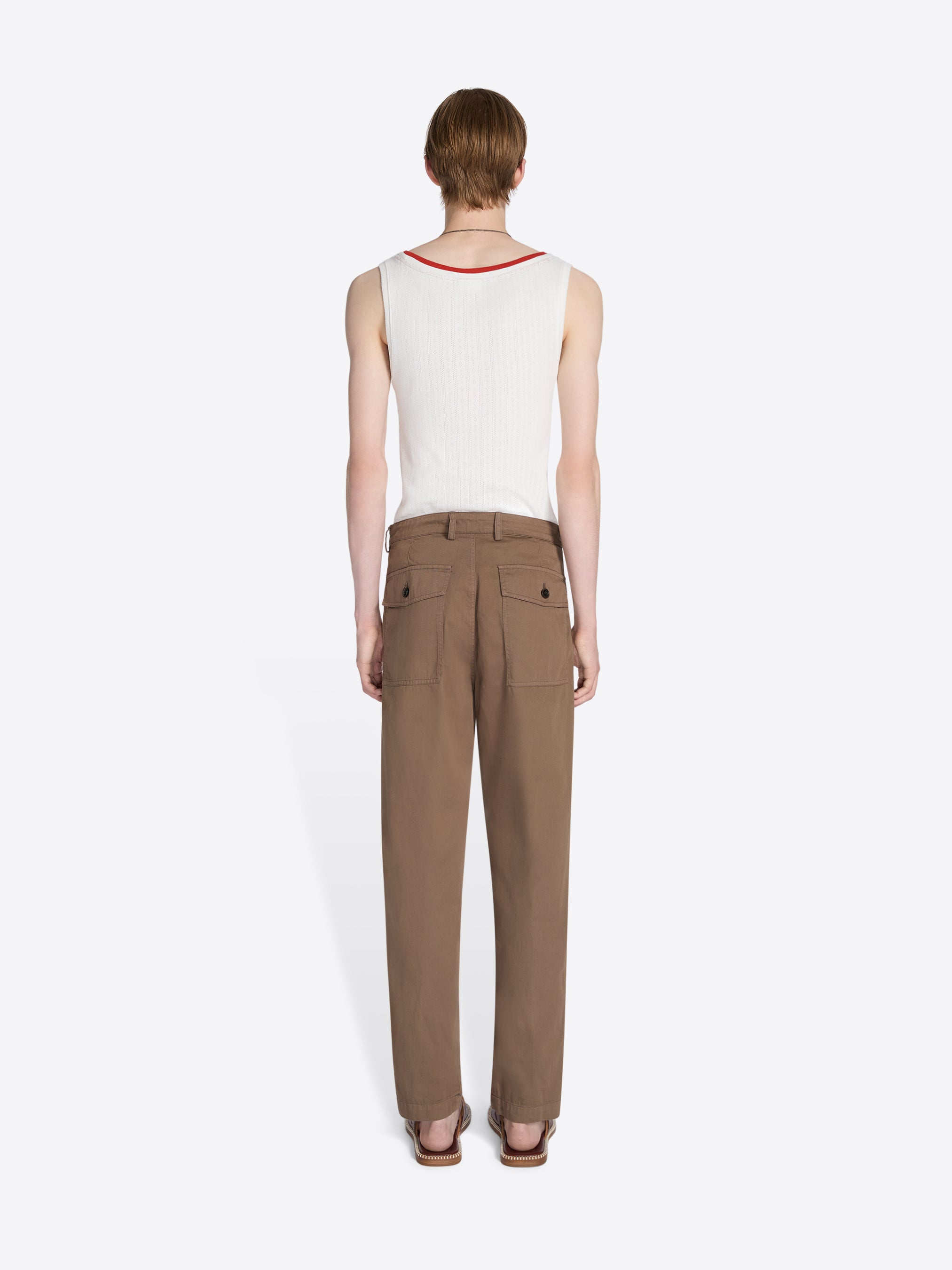 Dries van noten タンクトップ　Tシャツ　ドリス コットンタンクトップ - 春夏 メンズ｜ドリス・ヴァン・ノッテン