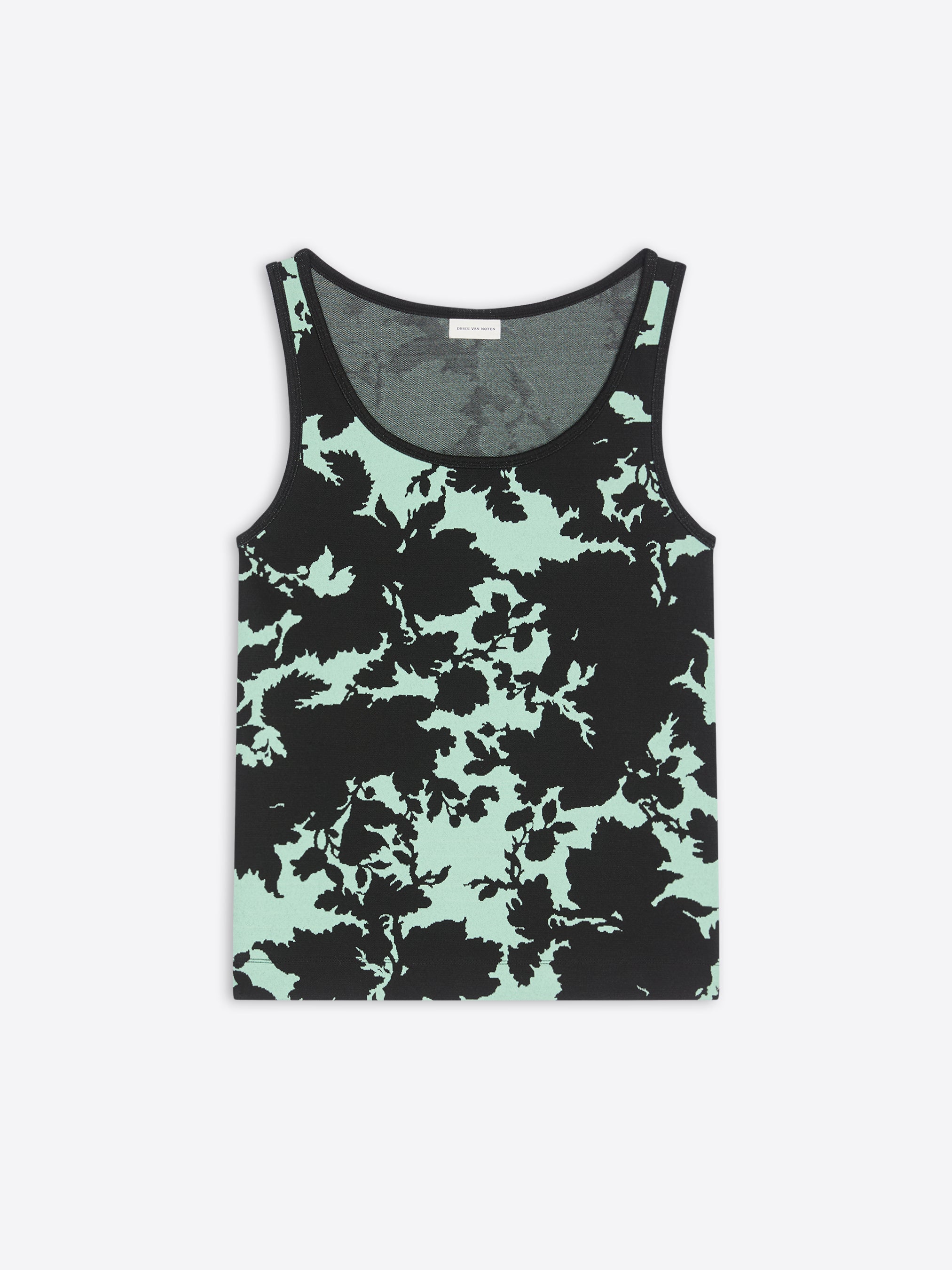 Jacquard tank top - Spring-Summer Men | Dries Van Noten