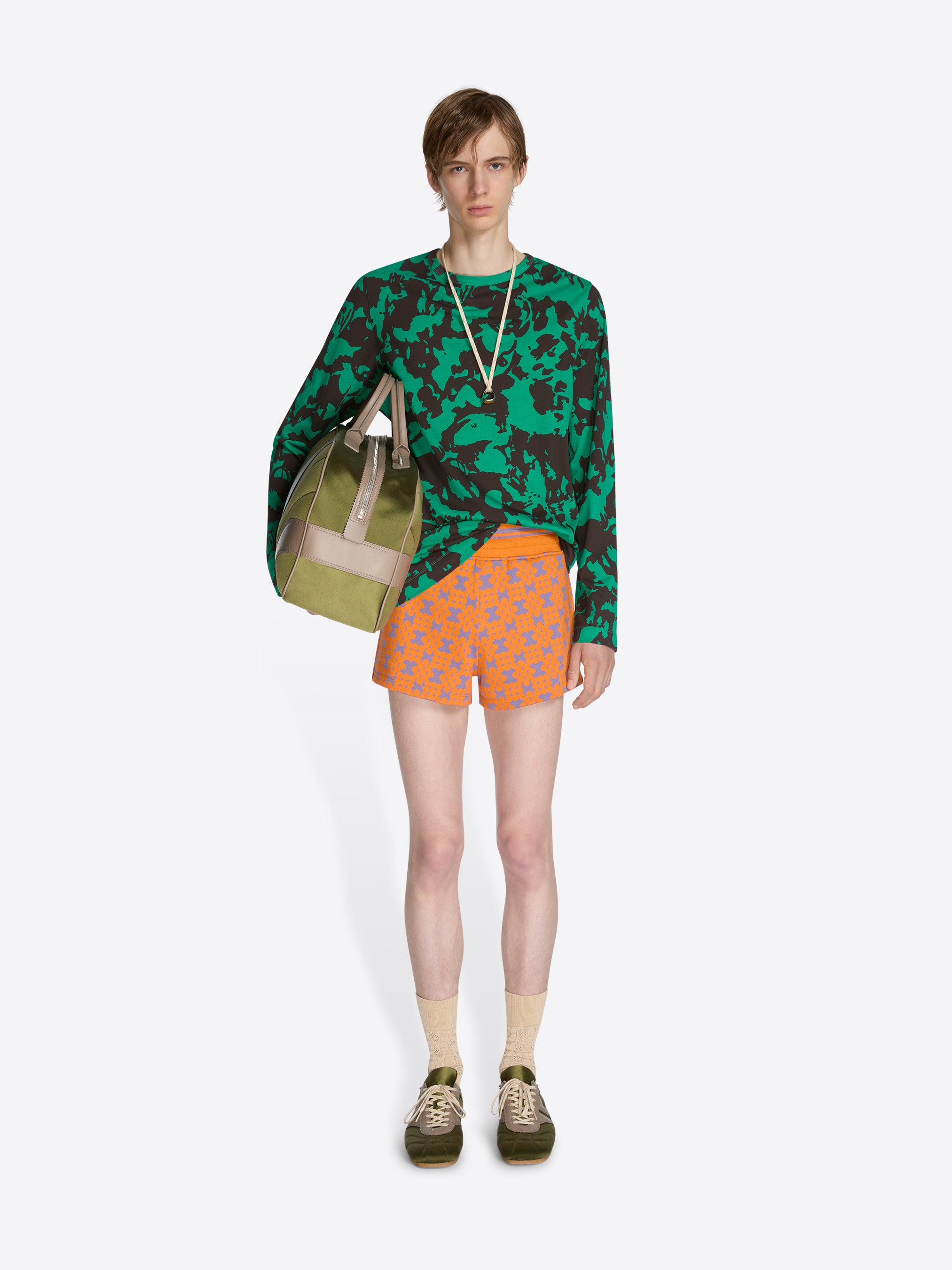 最終セール8/31まで！DRIES VAN NOTEN メンズ迷彩ショートパンツ 最終セール8/31まで！DRIES VAN NOTEN メンズ迷彩ショートパンツ