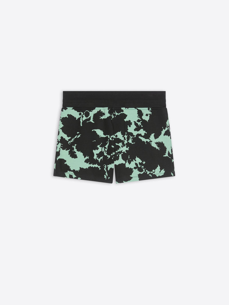 Camouflage shorts on a white background