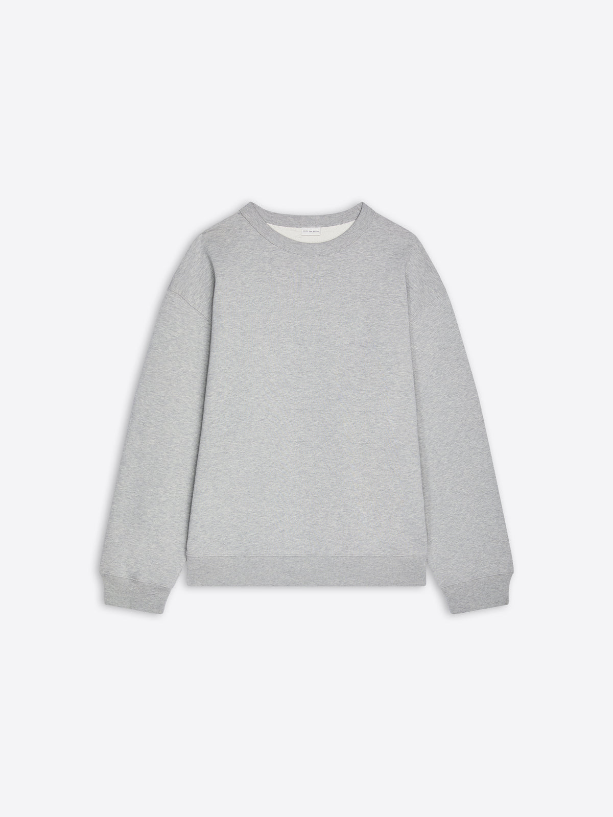 Gray sweatshirt on a white background