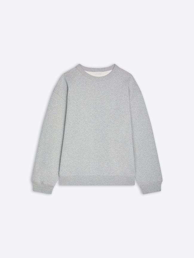 Gray sweatshirt on a white background
