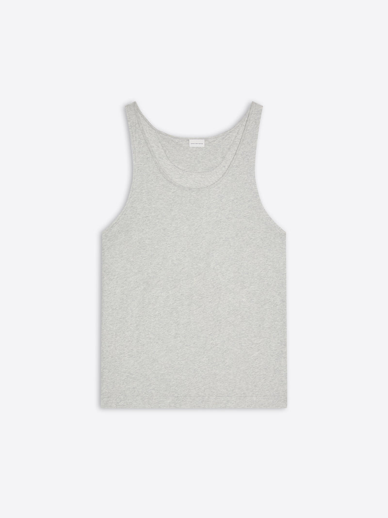 Gray tank top on a white background