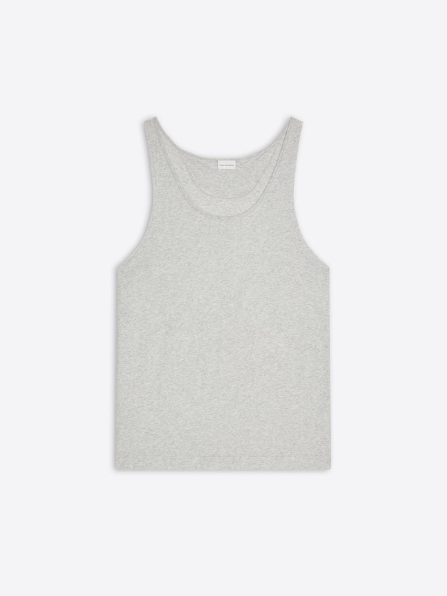 Gray tank top on a white background