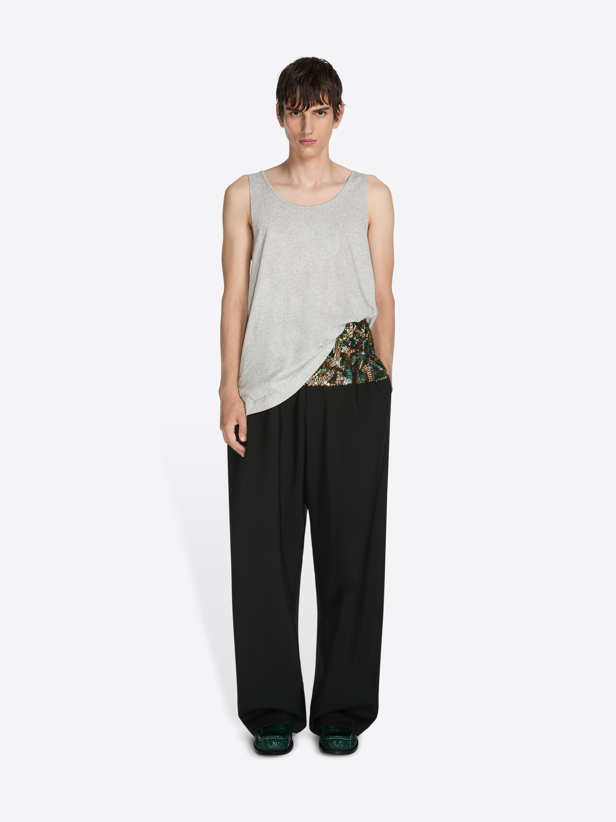 Cotton tank top - Spring-Summer Men | Dries Van Noten