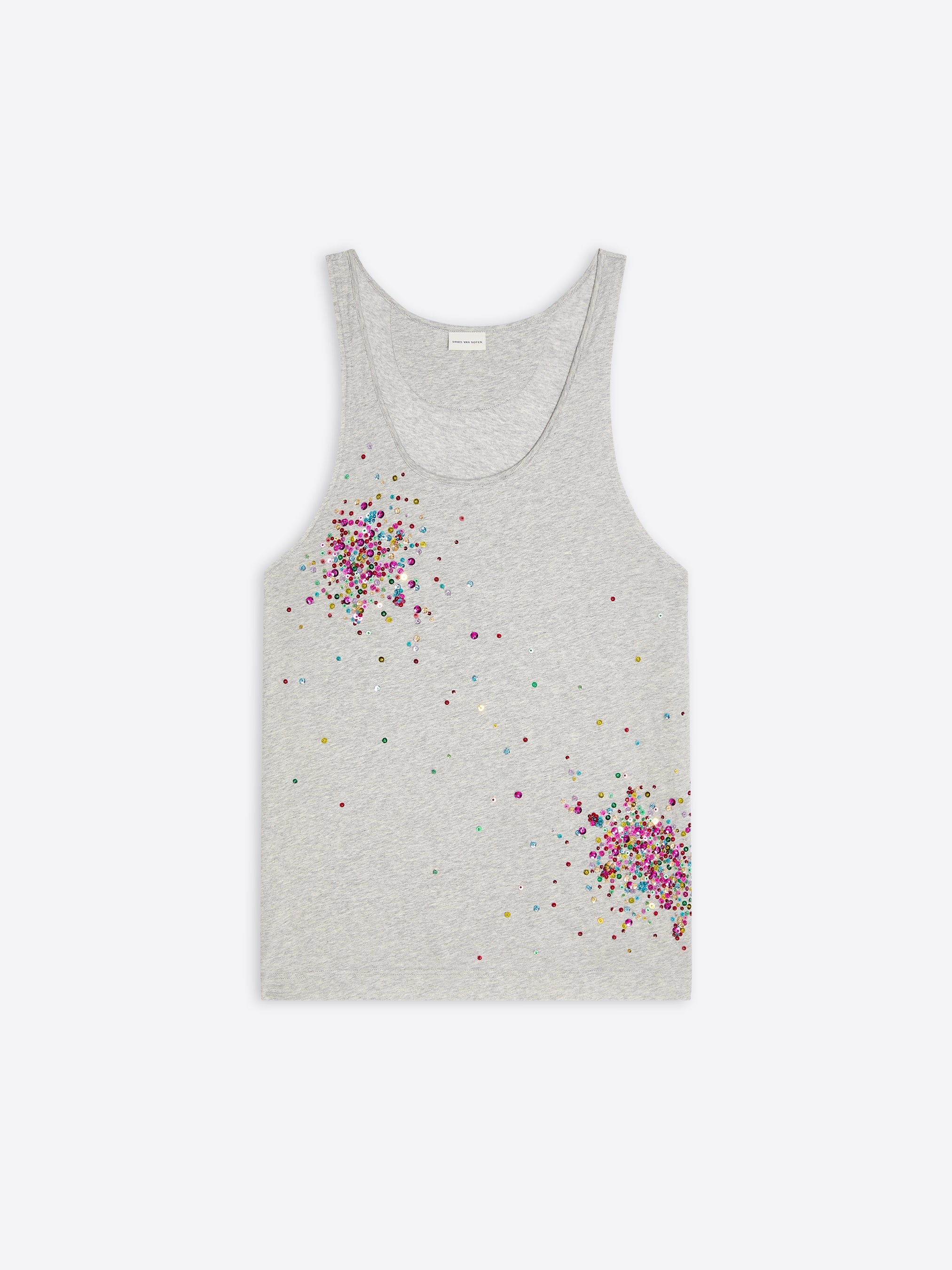 Dries van noten タンクトップ　Tシャツ　ドリス 装飾付きタンクトップ - 春夏メンズ｜ドリス・ヴァン・ノッテン