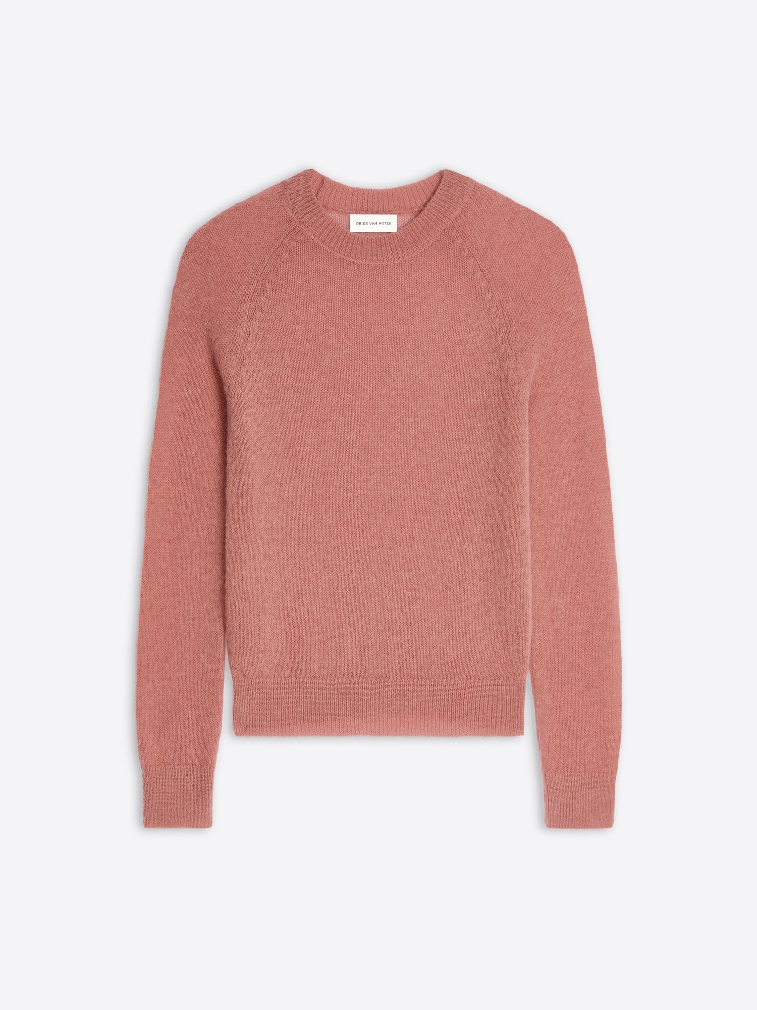 Pink sweater on a light gray background - Dries Van Noten