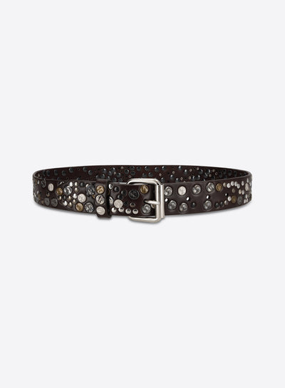 Decorative belt with studs on a white background - Dries Van Noten