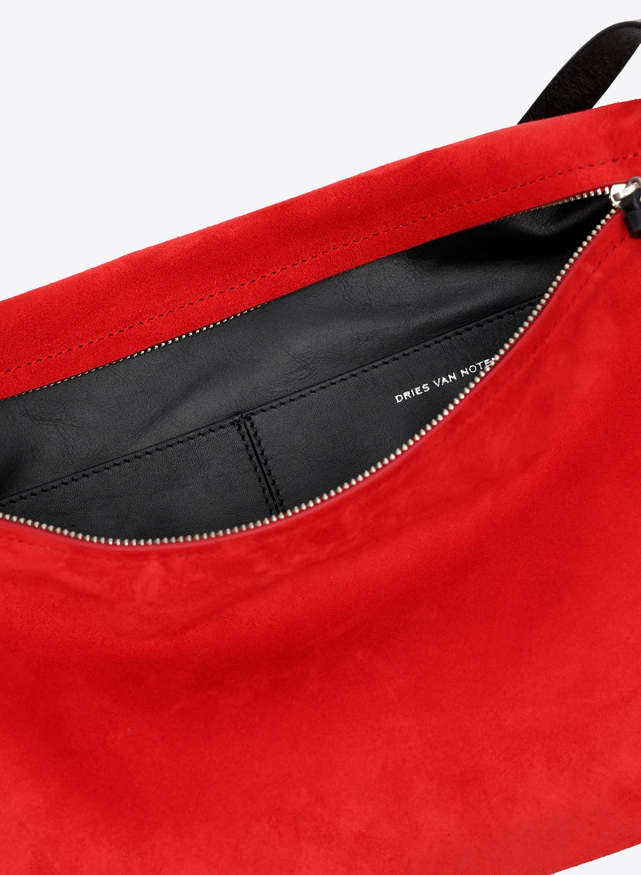 Suede crossbody bag - Spring-Summer Men | Dries Van Noten