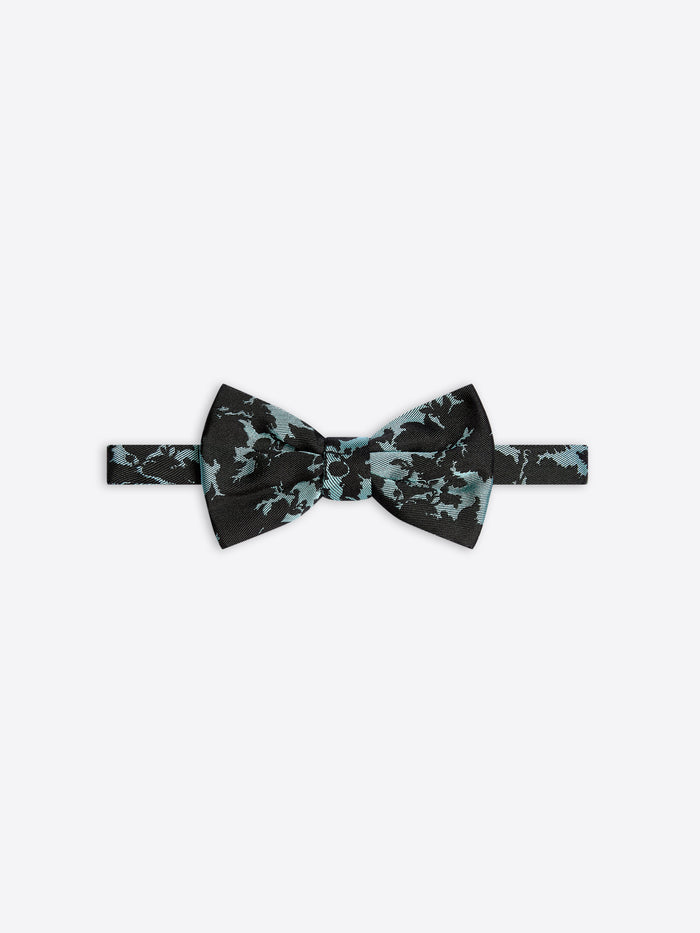 Patterned bow tie on a white background