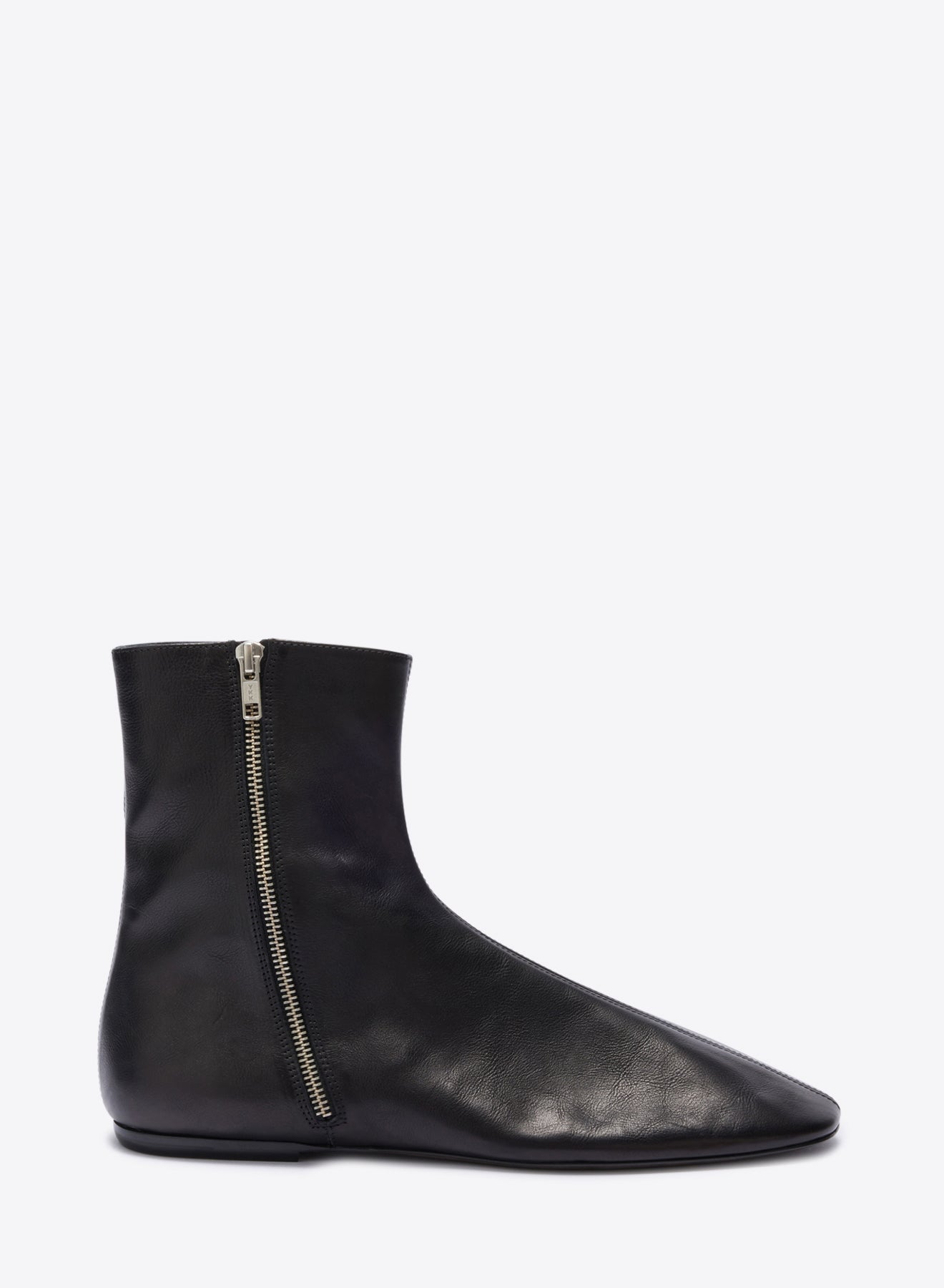 DRIES VAN NOTEN ドリスヴァンノッテン ブーツ 38.5 茶 黒 レザーソックスブーツ - 春夏 メンズ ｜ ドリス・ヴァン・ノッテン