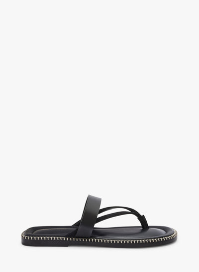 Black sandal on a white background - Dries Van Noten