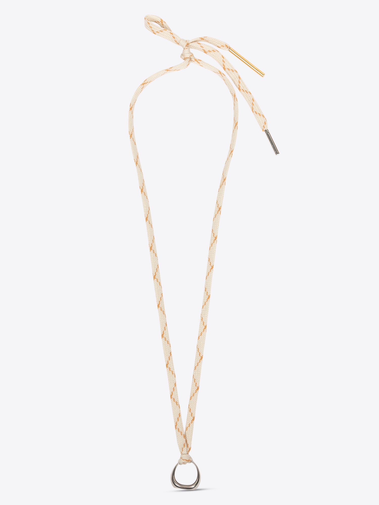 Lace necklace on a white background - Dries Van Noten