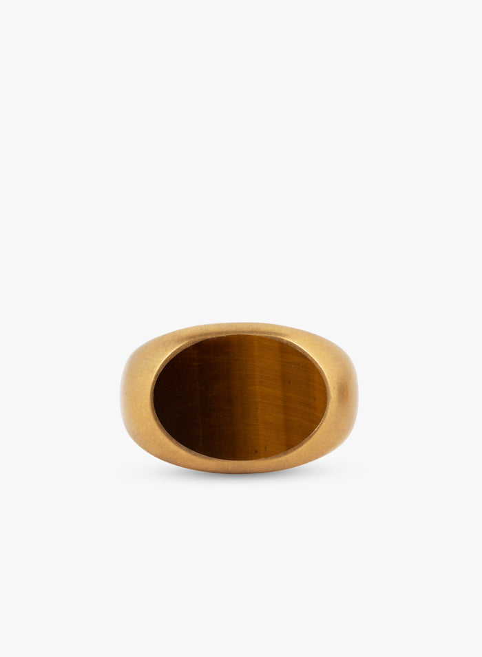 Gold ring on a white background - Dries Van Noten