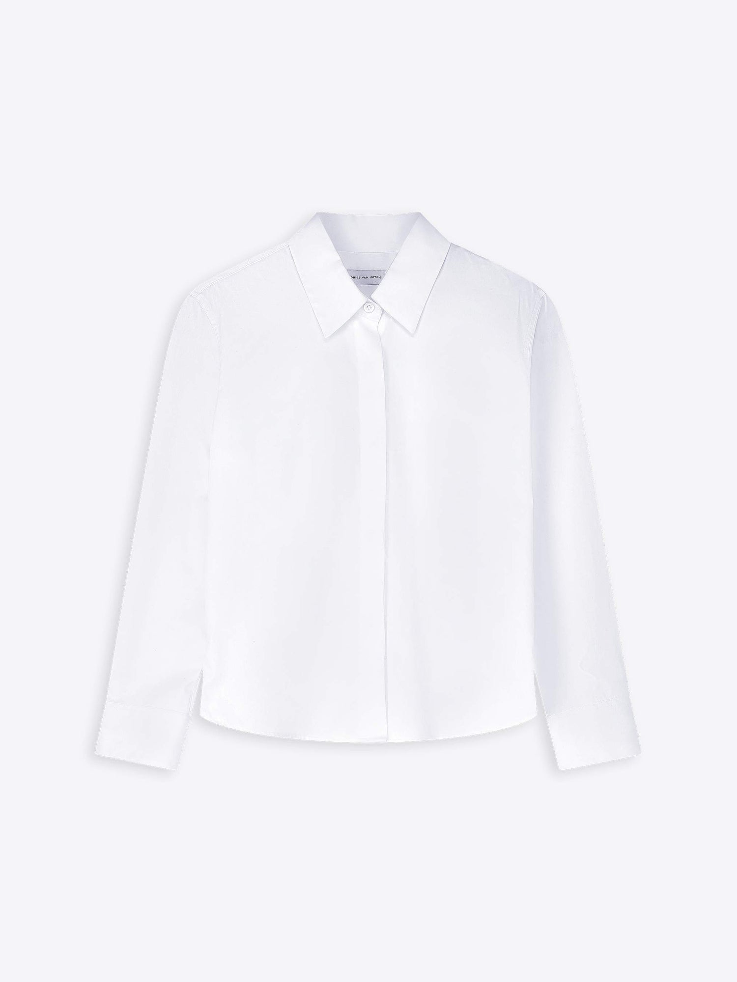 White blouse on a light gray background - Dries Van Noten