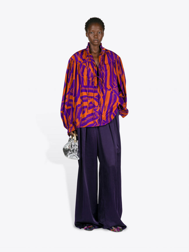 dries van noten shirt dress amethyst Loose T-shirt dress - Spring-Summer Women