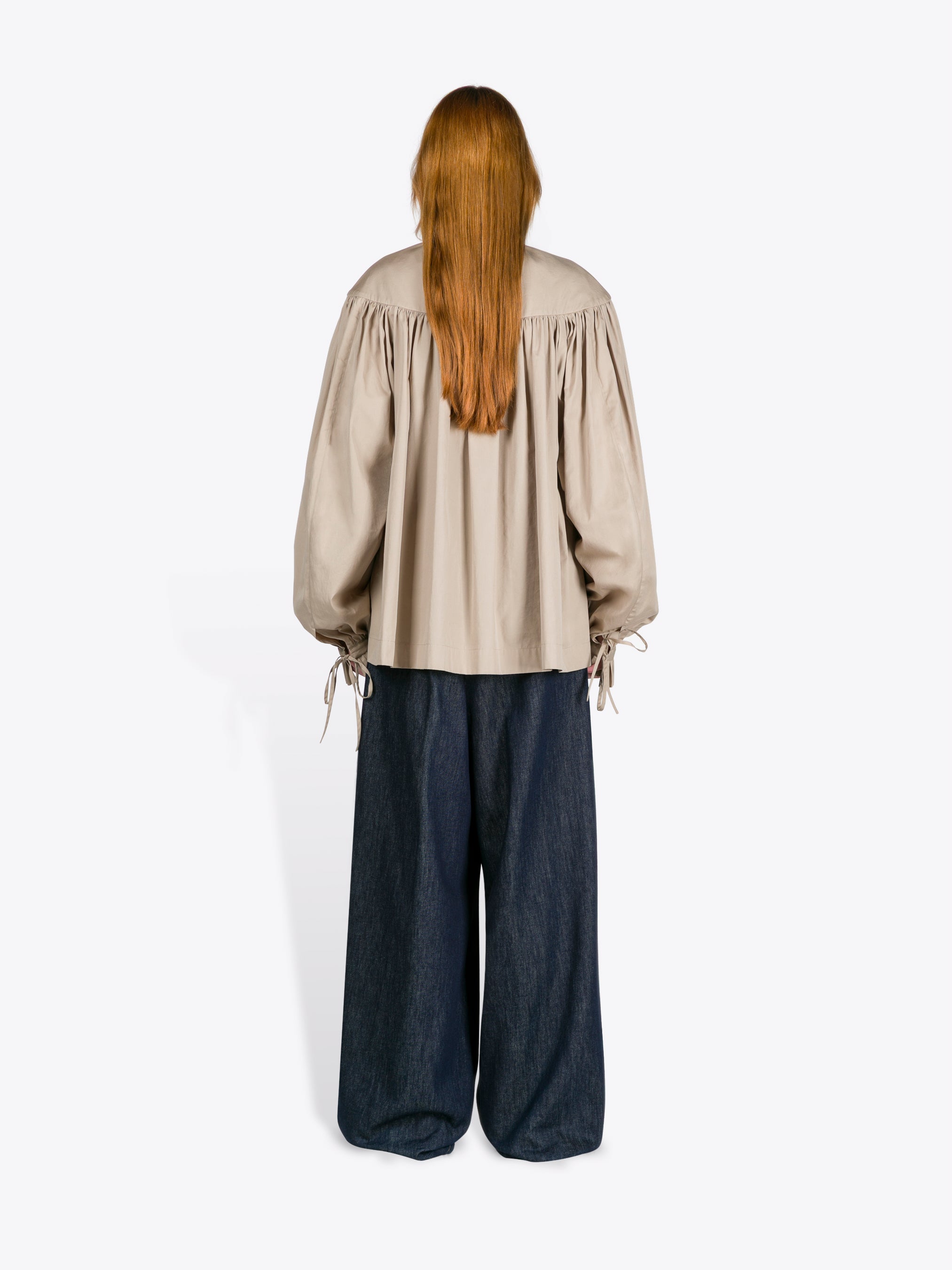 Ruffled cotton shirt - Spring-Summer Women | Dries Van Noten