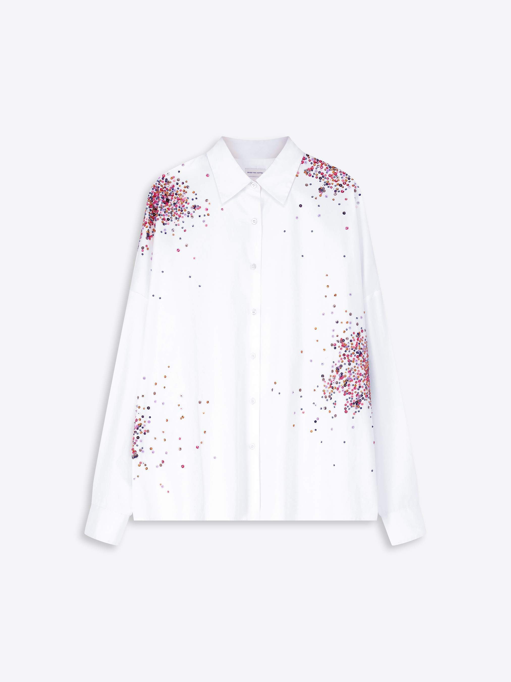 Embellished cocoon shirt - Spring-Summer Women | Dries Van Noten