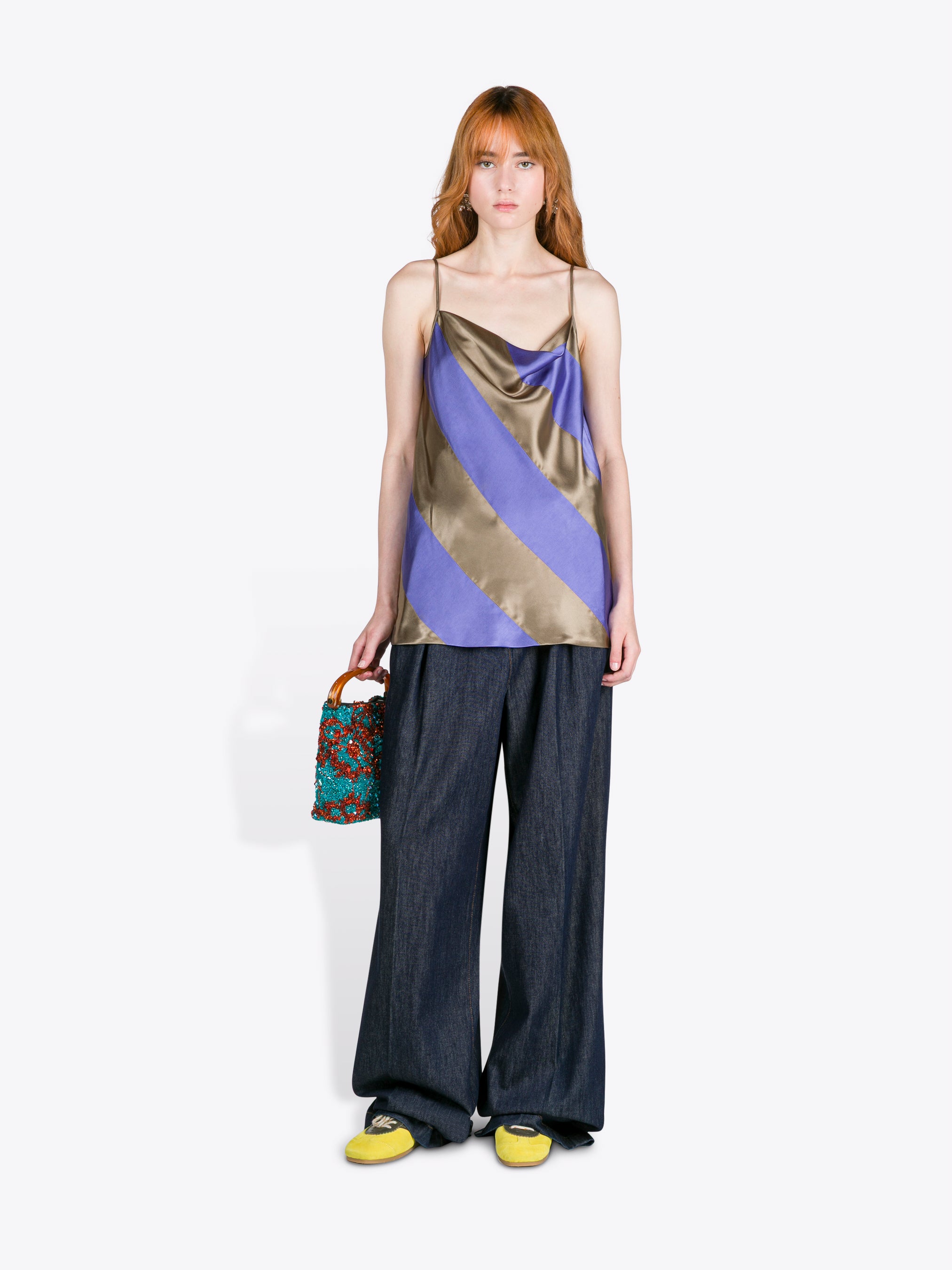 Satin tank top - Spring-Summer Women | Dries Van Noten