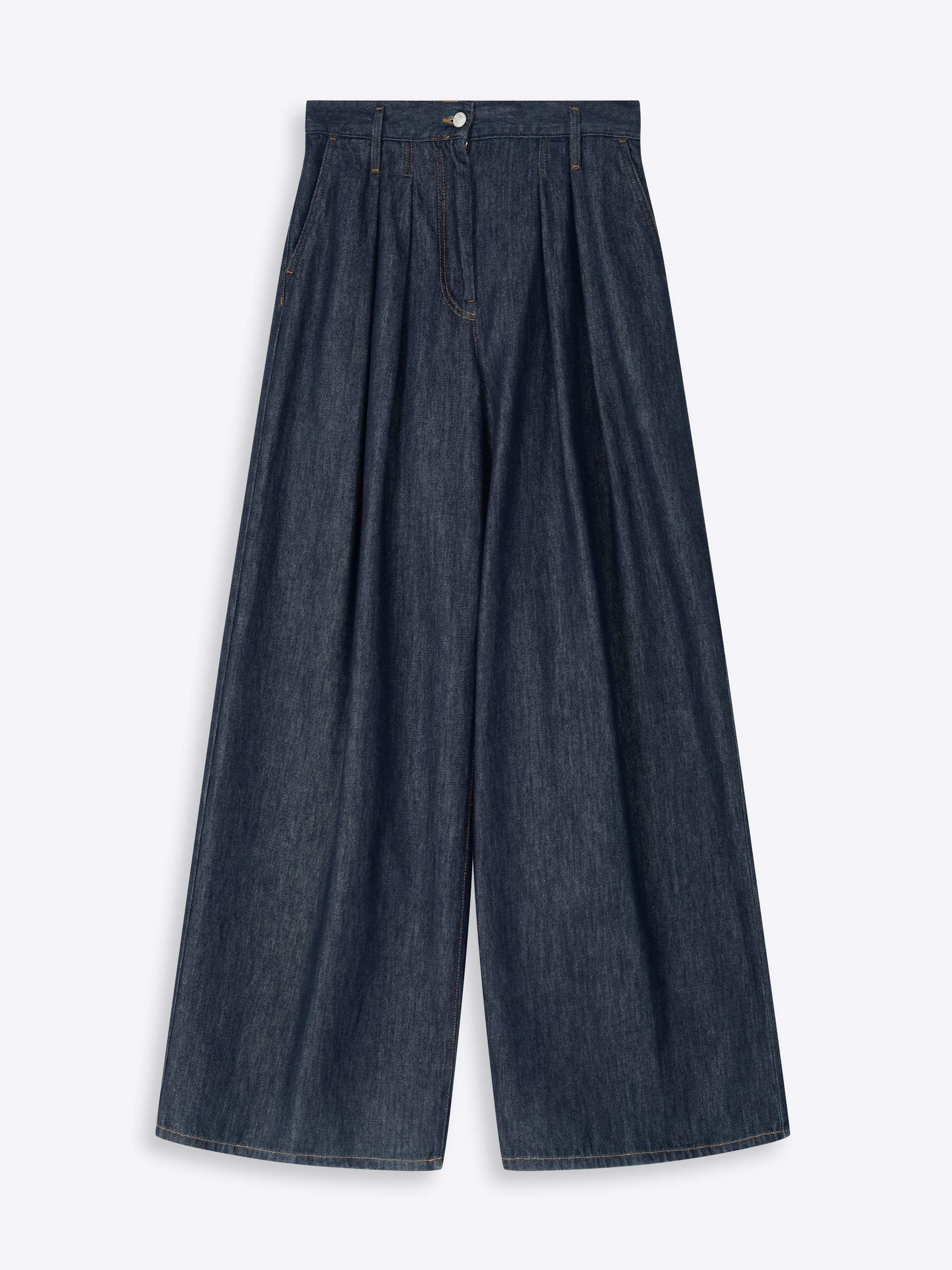 Wide pleated jeans - Spring-Summer Women | Dries Van Noten