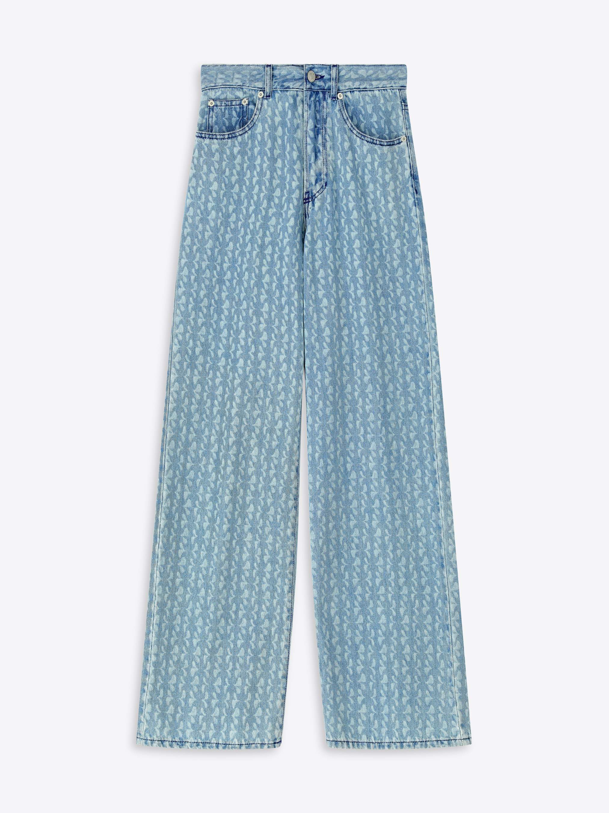 Printed denim pants - Spring-Summer Women | Dries Van Noten
