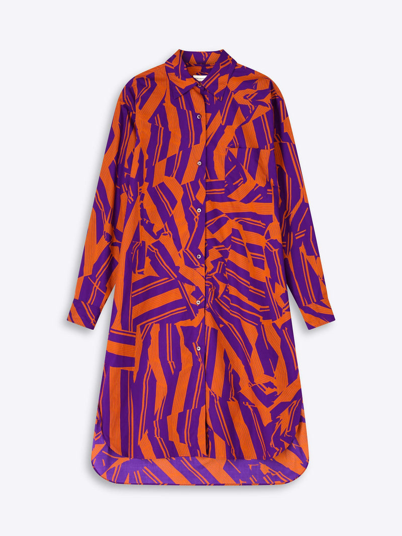 dries van noten cotton dress Dries Van Noten Dasia Dress in Blue