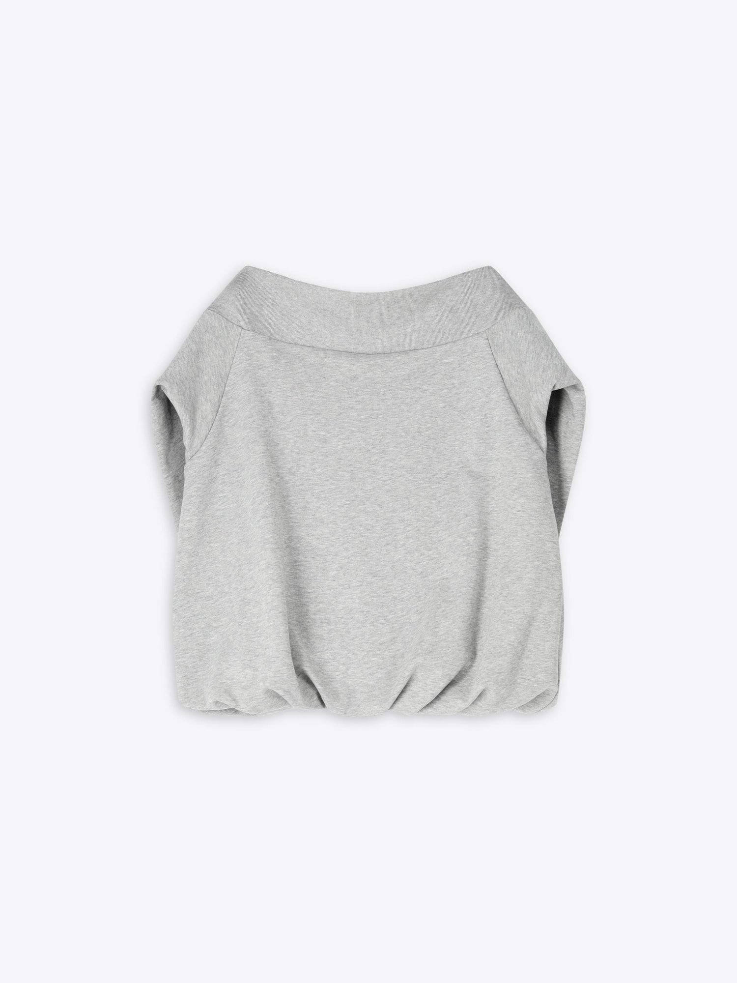 Gray sleeveless top on a white background - Dries Van Noten