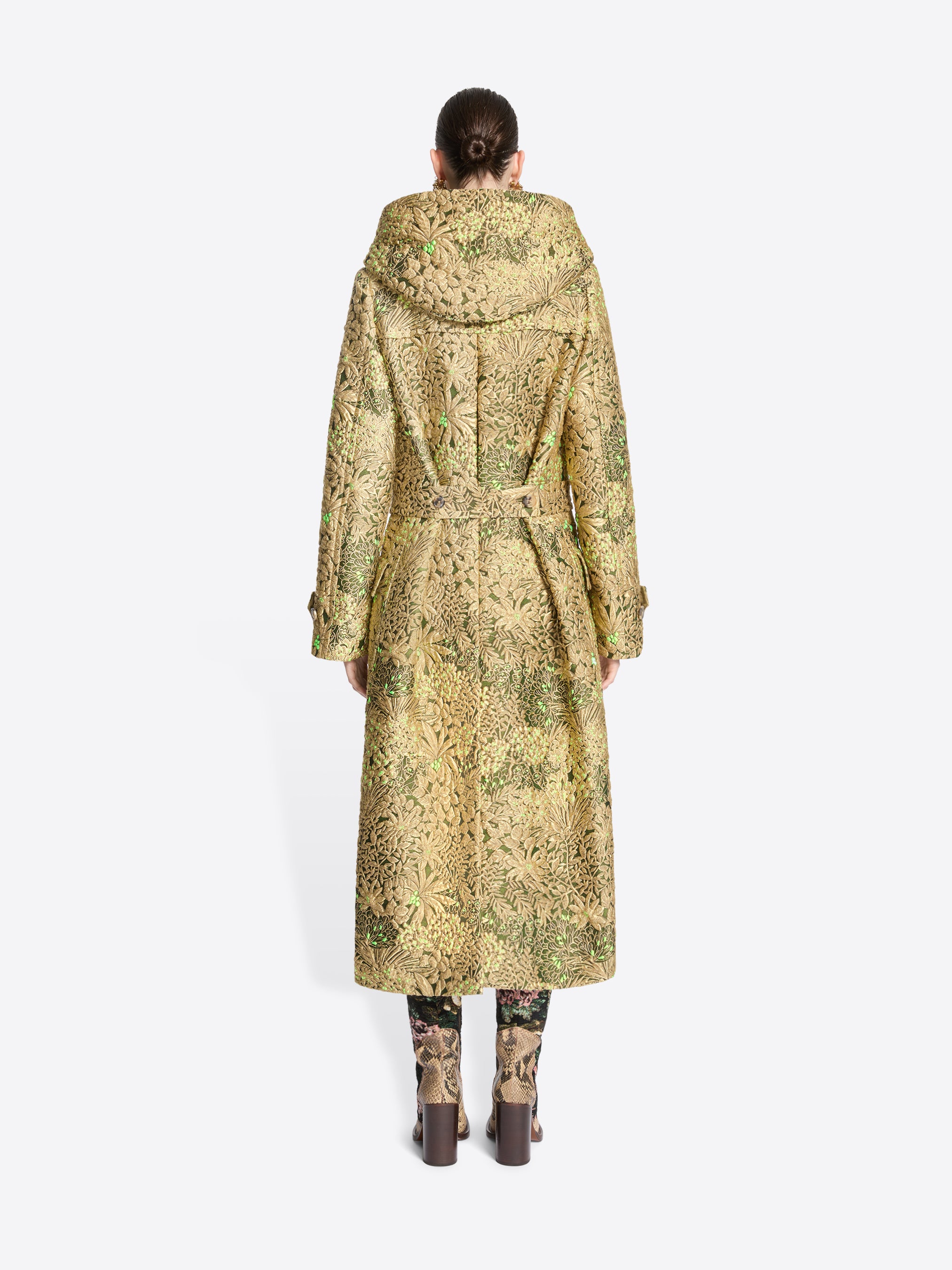 ジャカードダッフルコート - 秋冬ウィメンズ | Dries Van Noten