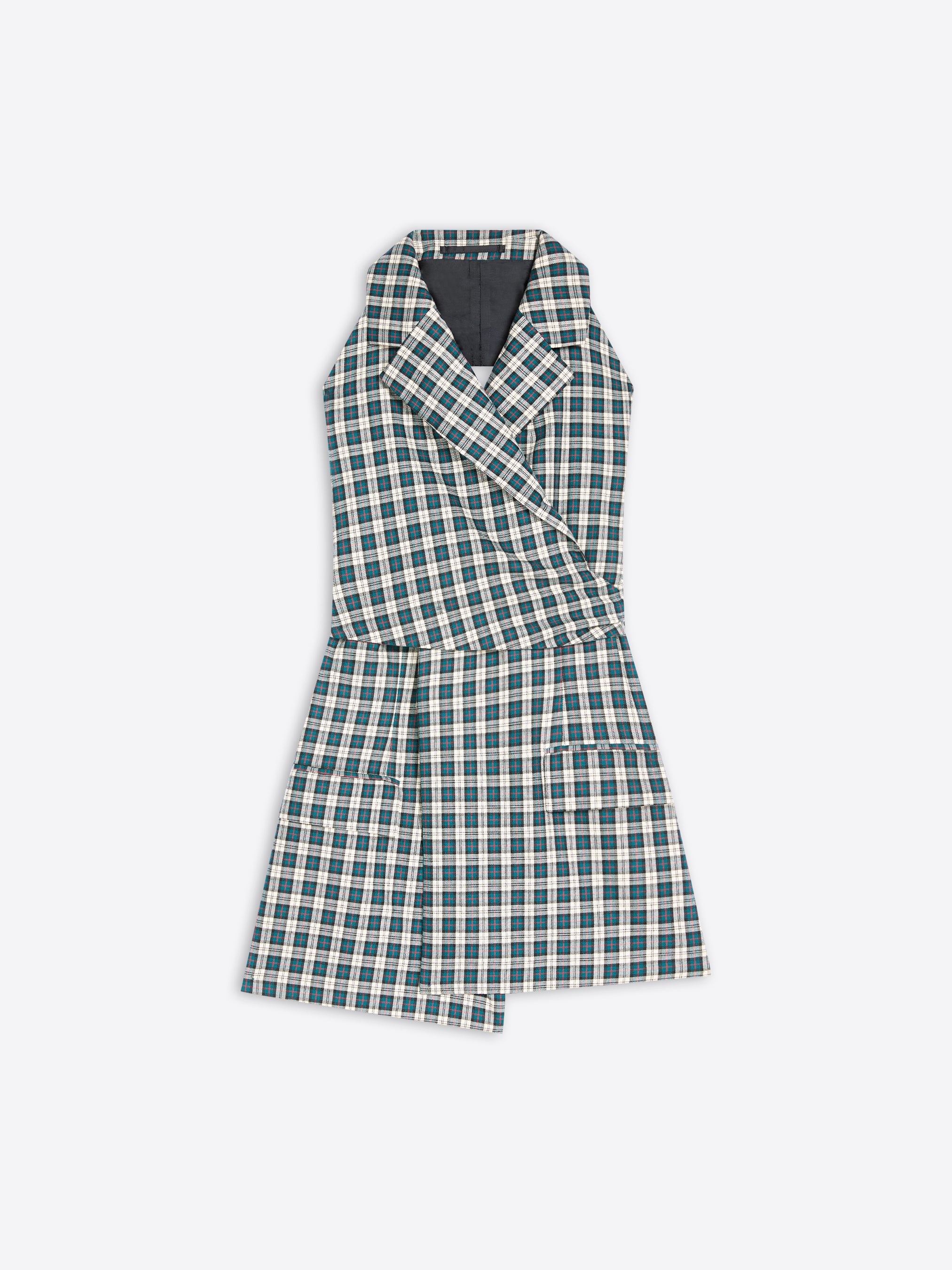 Backless cotton flannel top