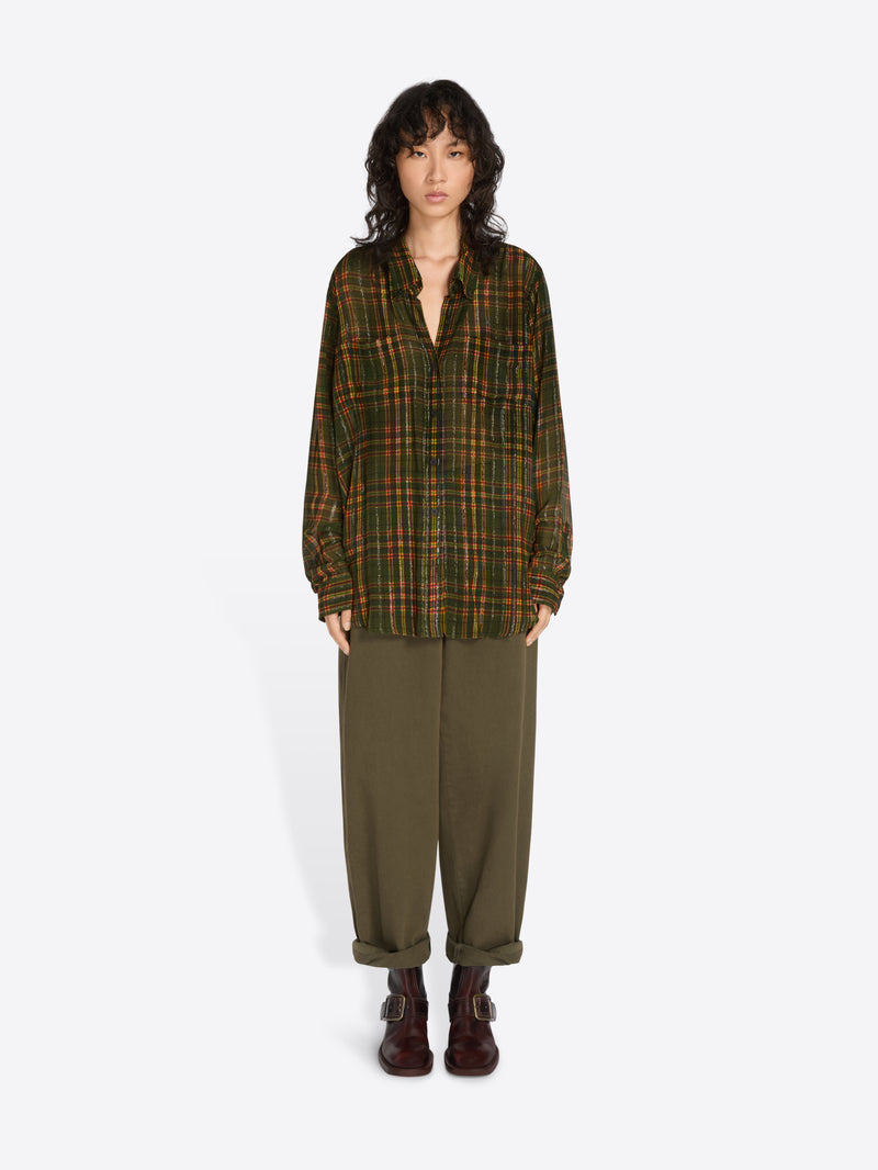 Loose lurex shirt