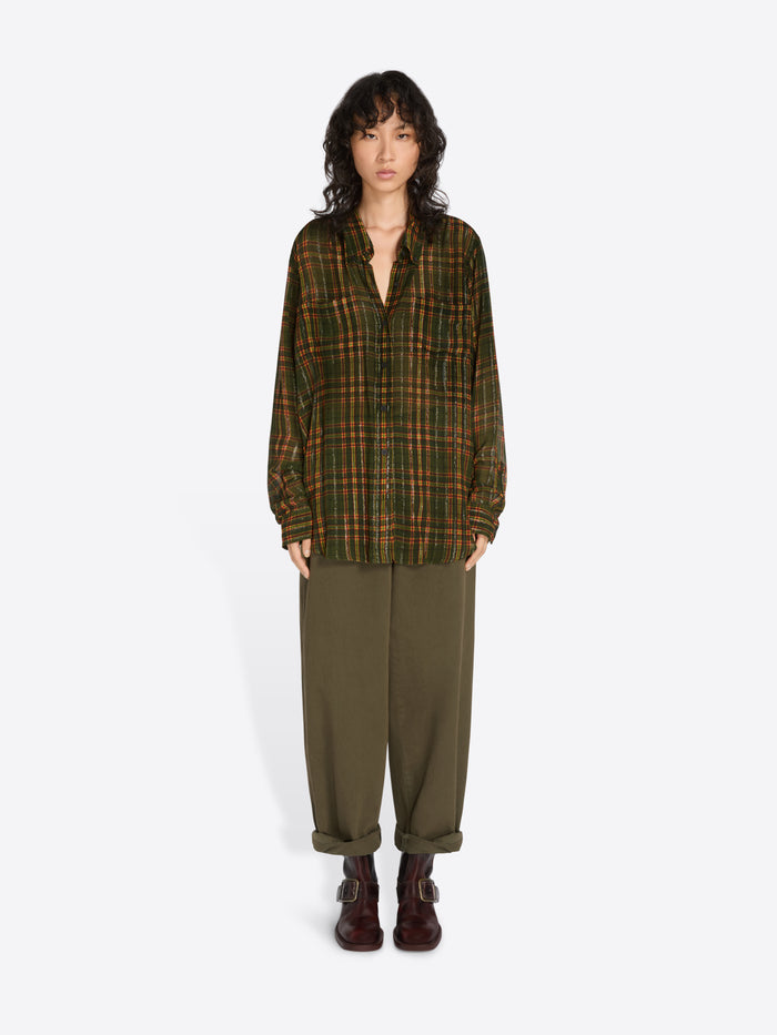 Loose lurex shirt