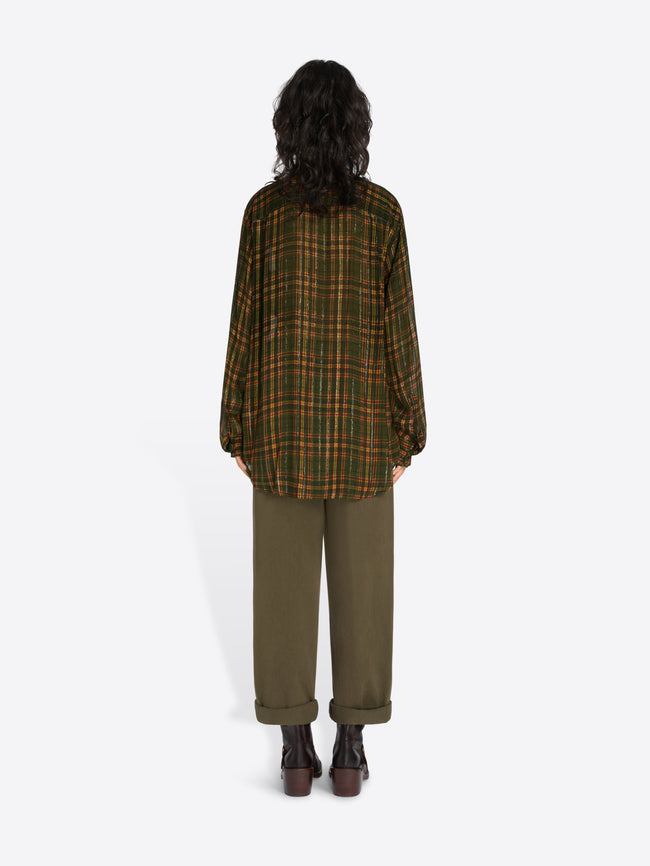Loose lurex shirt
